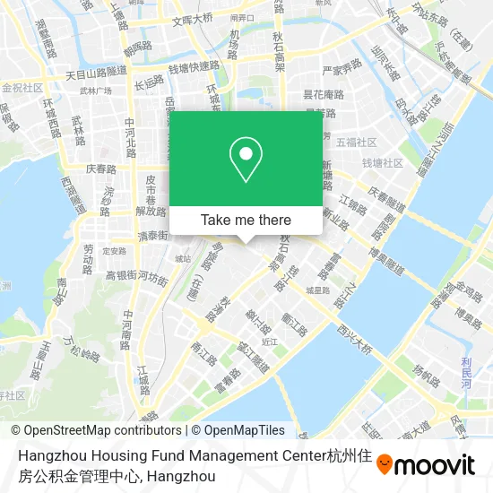 Hangzhou Housing Fund Management Center杭州住房公积金管理中心 map