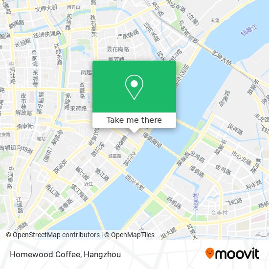 Homewood Coffee map