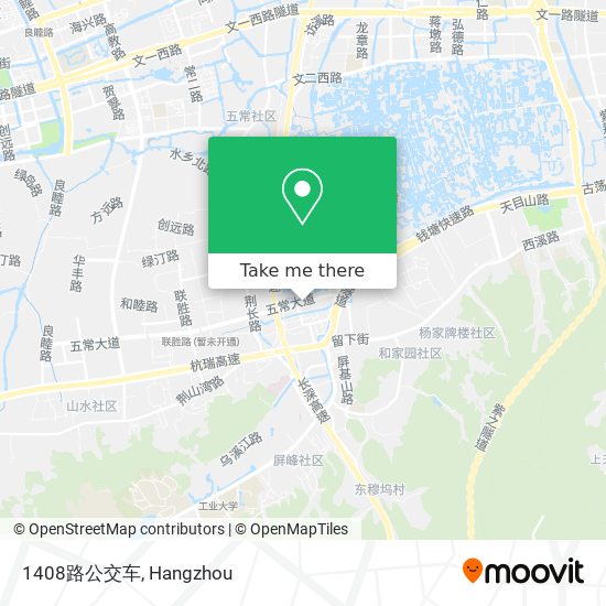1408路公交车 map