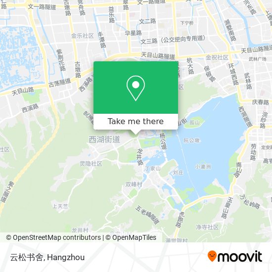 云松书舍 map
