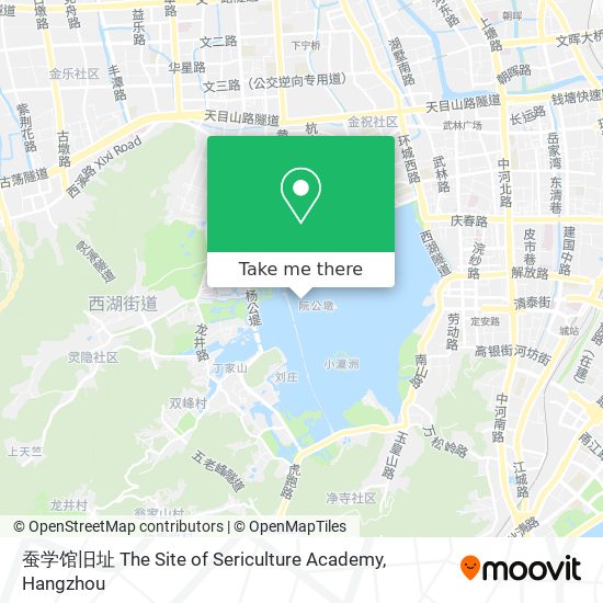 蚕学馆旧址 The Site of Sericulture Academy map