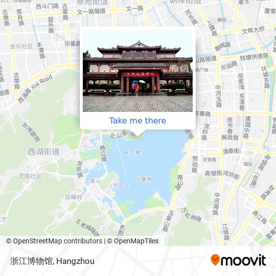 浙江博物馆 map