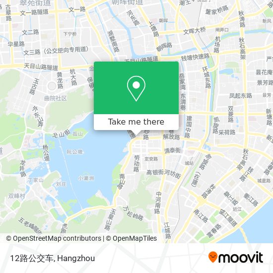 12路公交车 map