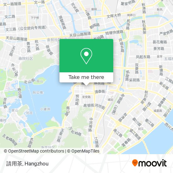 請用茶 map