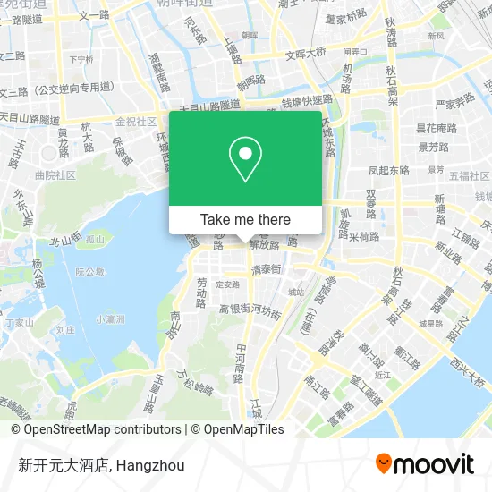 新开元大酒店 map