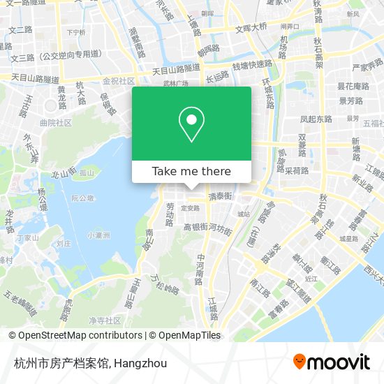 杭州市房产档案馆 map