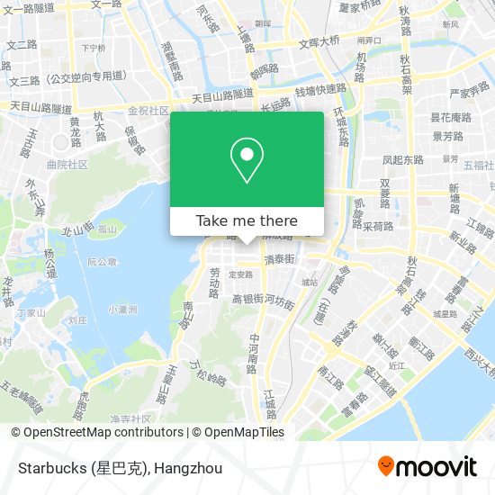 Starbucks (星巴克) map