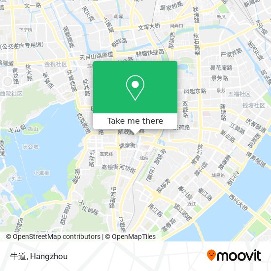 牛道 map