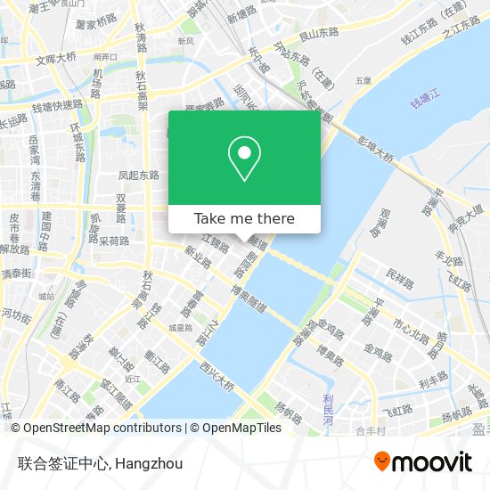 联合签证中心 map