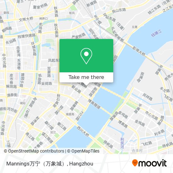 Mannings万宁（万象城） map