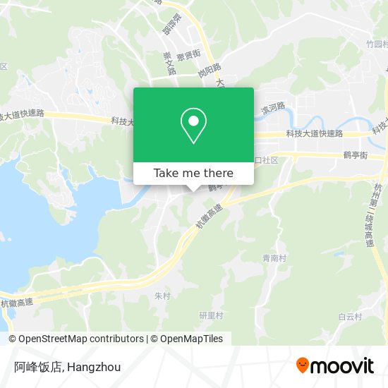 阿峰饭店 map