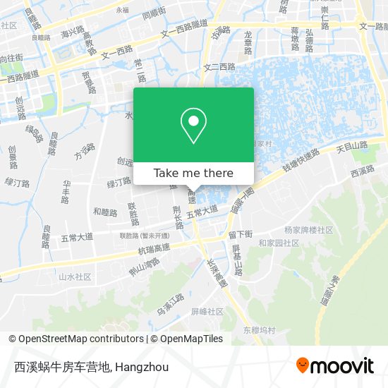 西溪蜗牛房车营地 map
