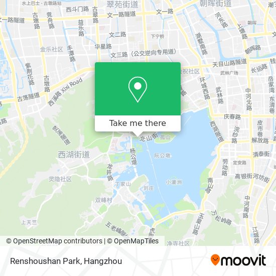 Renshoushan Park map
