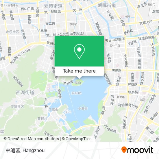 林逋墓 map