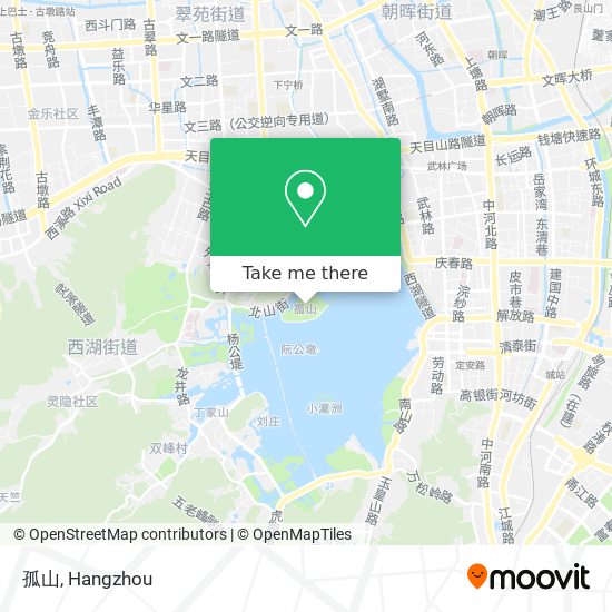 孤山 map