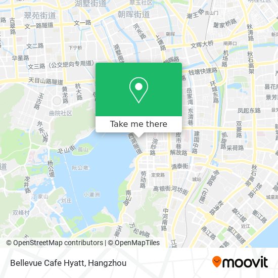 Bellevue Cafe Hyatt map