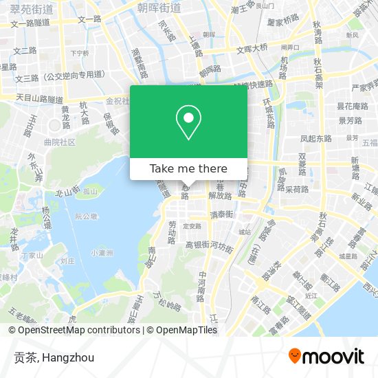 贡茶 map