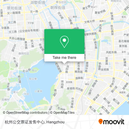 杭州公交票证发售中心 map