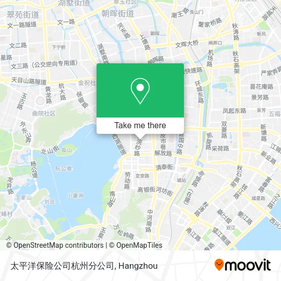 太平洋保险公司杭州分公司 map