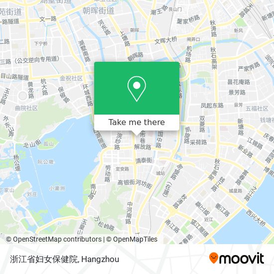 浙江省妇女保健院 map