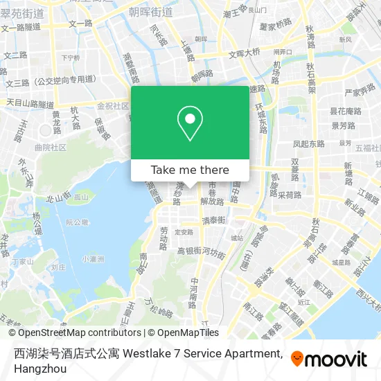 西湖柒号酒店式公寓 Westlake 7 Service Apartment map