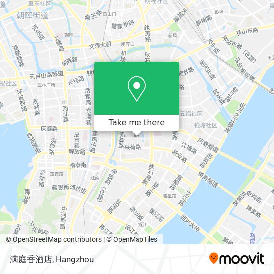 满庭香酒店 map