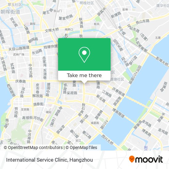 International Service Clinic map