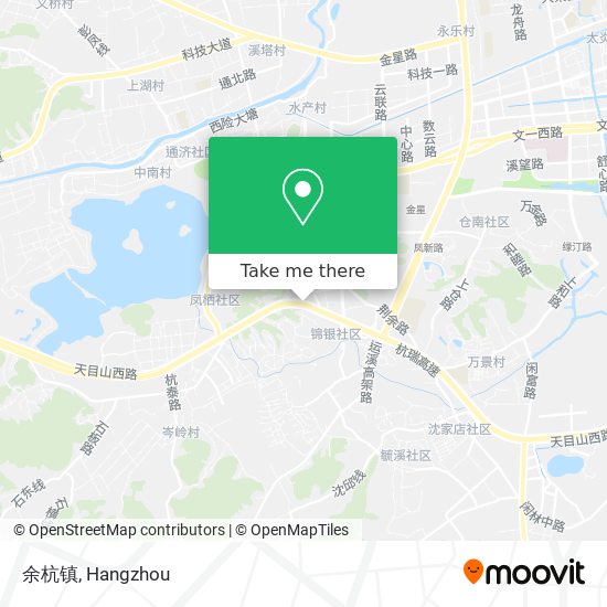 余杭镇 map