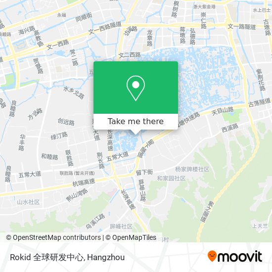 Rokid 全球研发中心 map