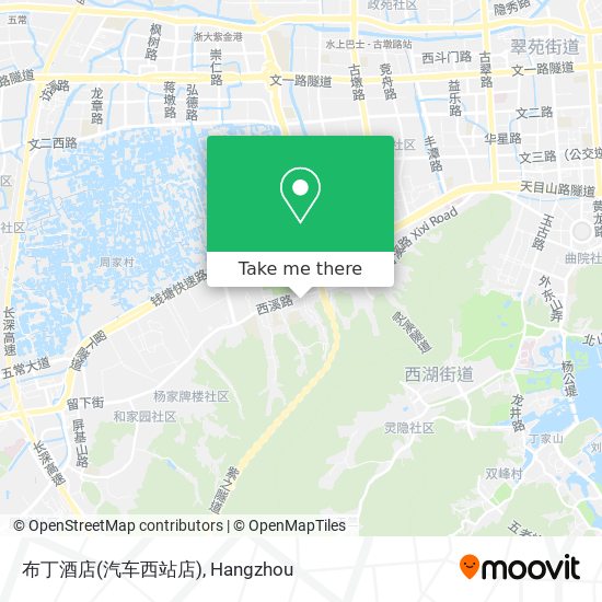 布丁酒店(汽车西站店) map