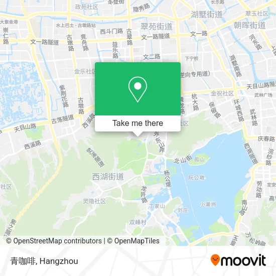 青咖啡 map