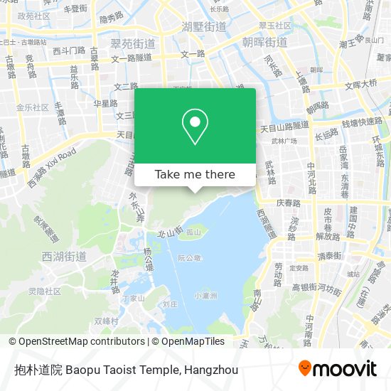 抱朴道院 Baopu Taoist Temple map