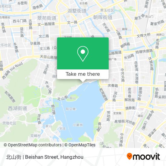 北山街 | Beishan Street map