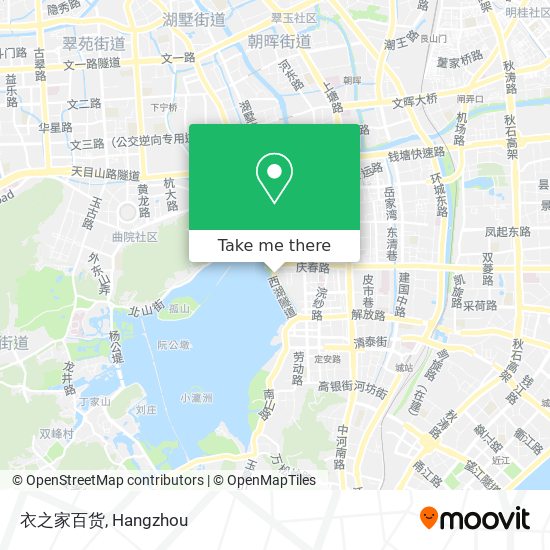 衣之家百货 map