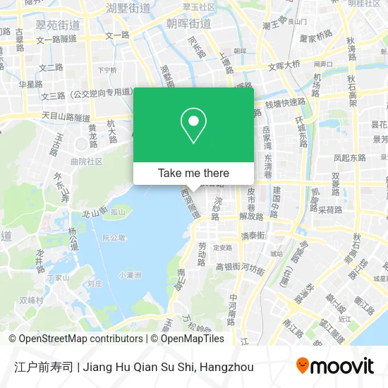 江户前寿司 | Jiang Hu Qian Su Shi map