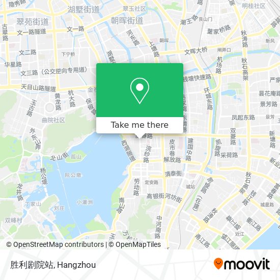 胜利剧院站 map