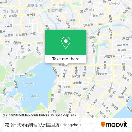 花隐日式怀石料理(杭州嘉里店) map