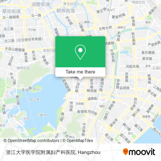 浙江大学医学院附属妇产科医院 map