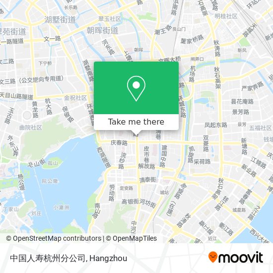 中国人寿杭州分公司 map
