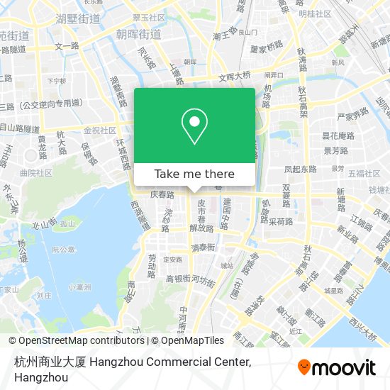 杭州商业大厦 Hangzhou Commercial Center map