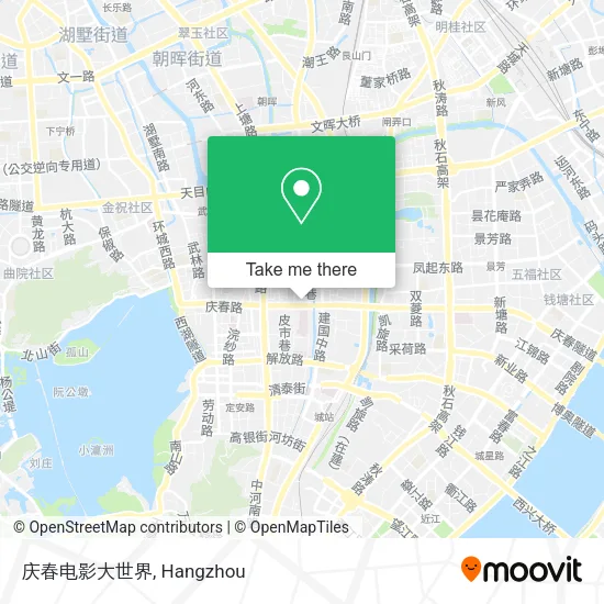 庆春电影大世界 map