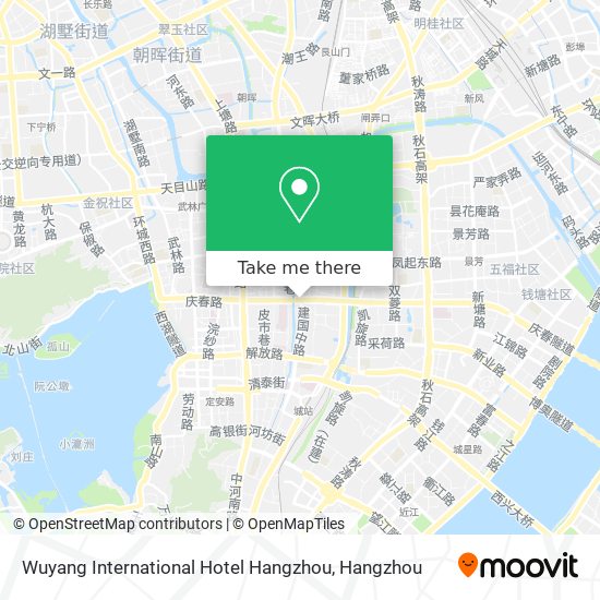 Wuyang International Hotel Hangzhou map