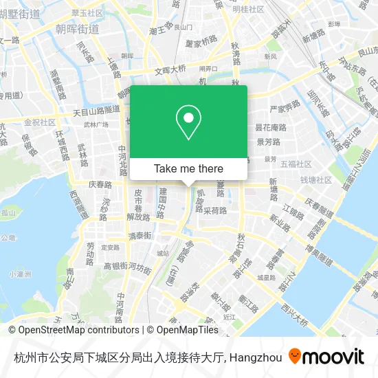 杭州市公安局下城区分局出入境接待大厅 map