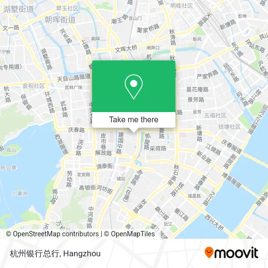 杭州银行总行 map