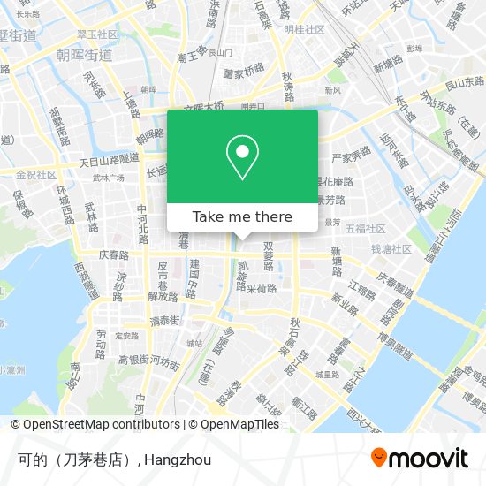 可的（刀茅巷店） map