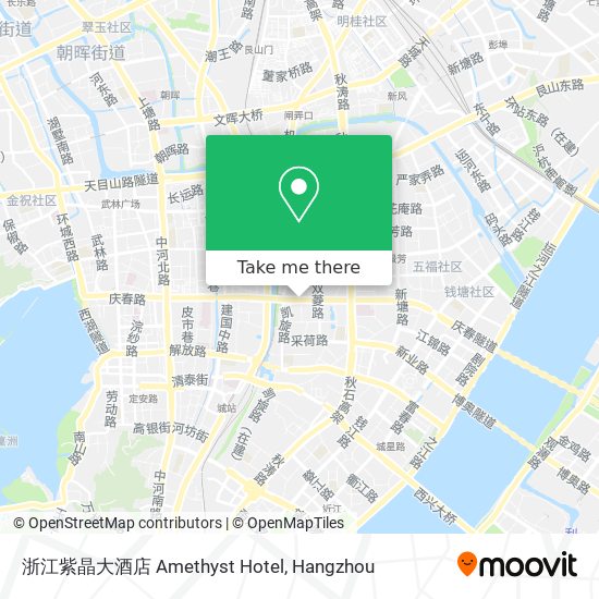 浙江紫晶大酒店 Amethyst Hotel map