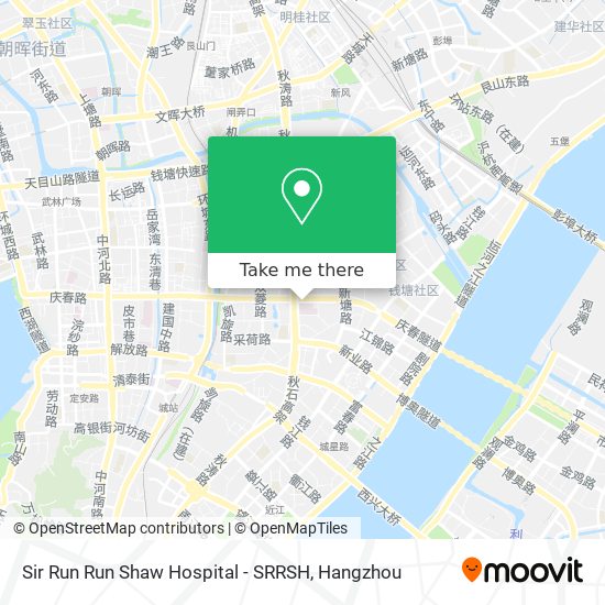 Sir Run Run Shaw Hospital - SRRSH map