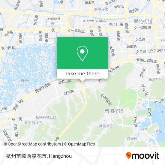 杭州苗圃西溪花市 map