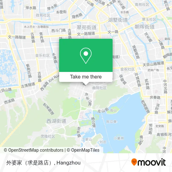 外婆家（求是路店） map