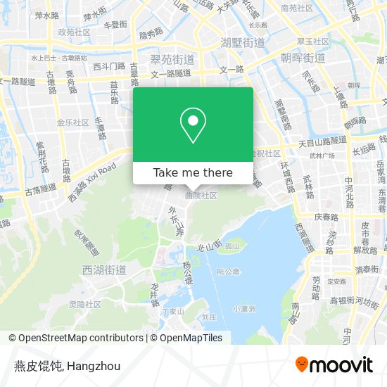 燕皮馄饨 map